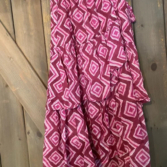 Banjanan Geo Wrap Midi Skirt - Picture 3 of 5